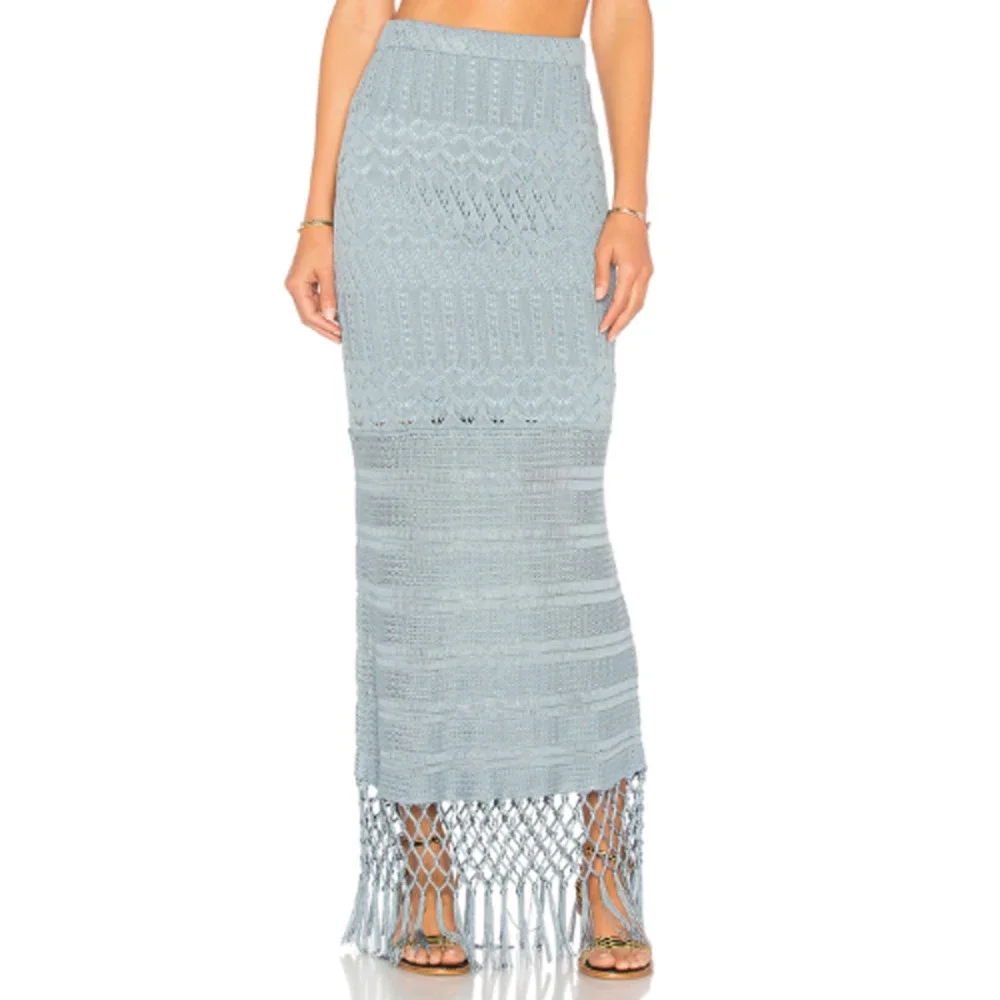 House of Harlow 1960 Sandra Skirt  in Dusty Blue NWT Size Small